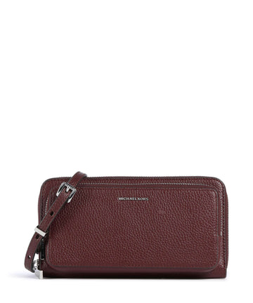 Michael Kors Jet Set Large Continental Olkalaukku oxblood