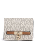 Michael Kors Hamilton Moderne Small Wallet vanilla/acorn