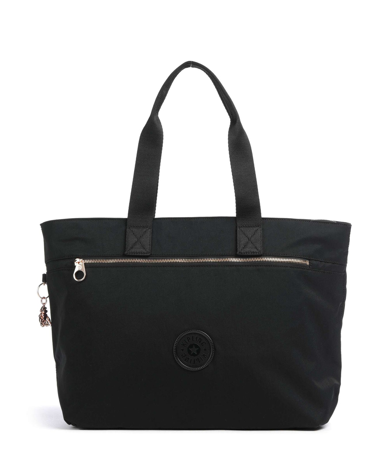 Kipling Charm Colissa Zip Tote bag black rose spice