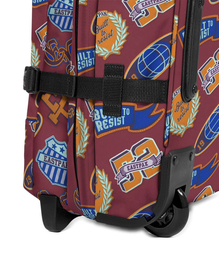Eastpak Tranverz S Travel bag with wheels clash burgundy