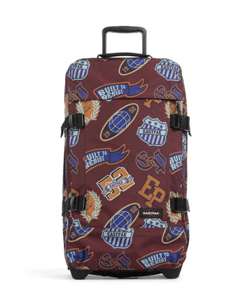 Eastpak Tranverz M Matkalaukku pyörillä clash burgundy