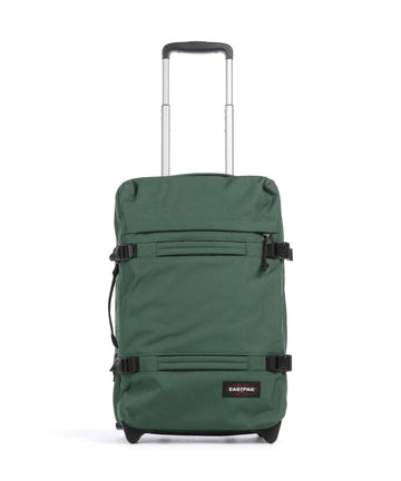 Eastpak Transit'R S Matkalaukku pyörillä bristle green