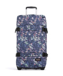Eastpak Transit'R M Matkalaukku pyörillä flora fade navy
