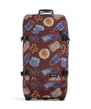 Eastpak Tranverz L Matkalaukku pyörillä clash burgundy