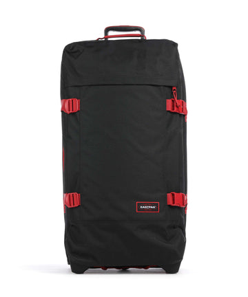 Eastpak Tranverz L Matkalaukku pyörillä kontrast scarlet
