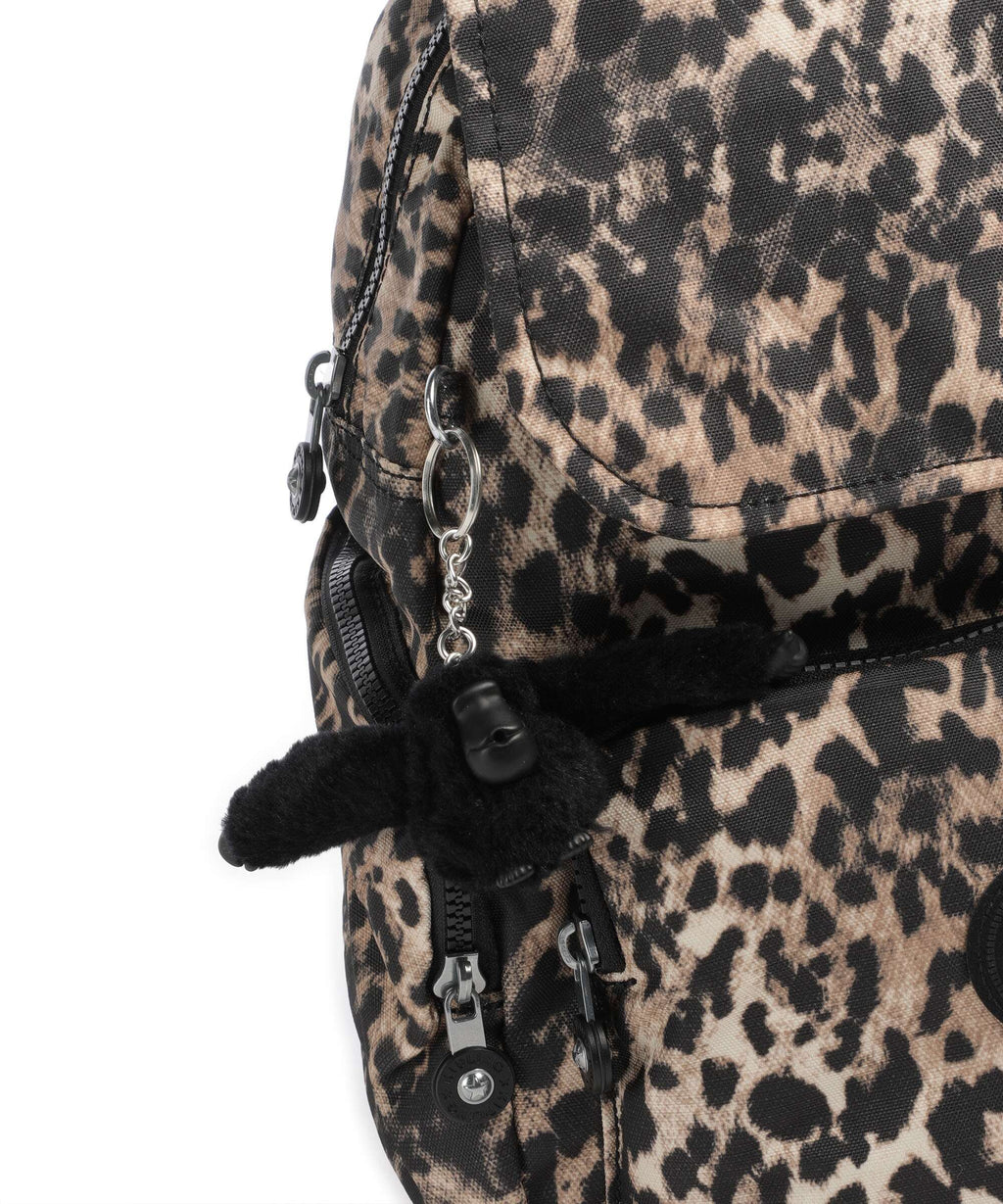 Kipling Basic City Zip S Backpack wild leopard