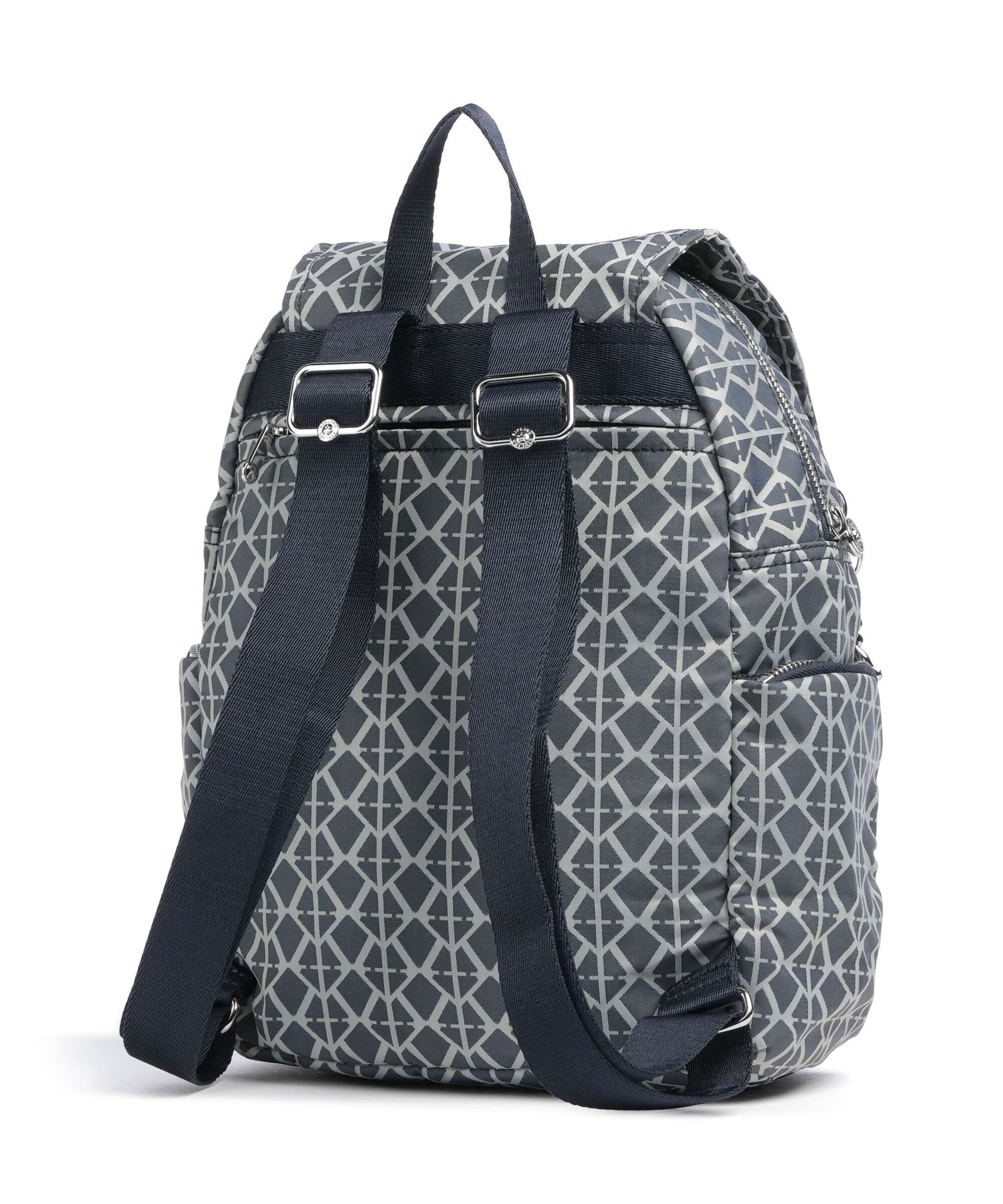 Kipling Elevated City Zip S Backpack navy sign