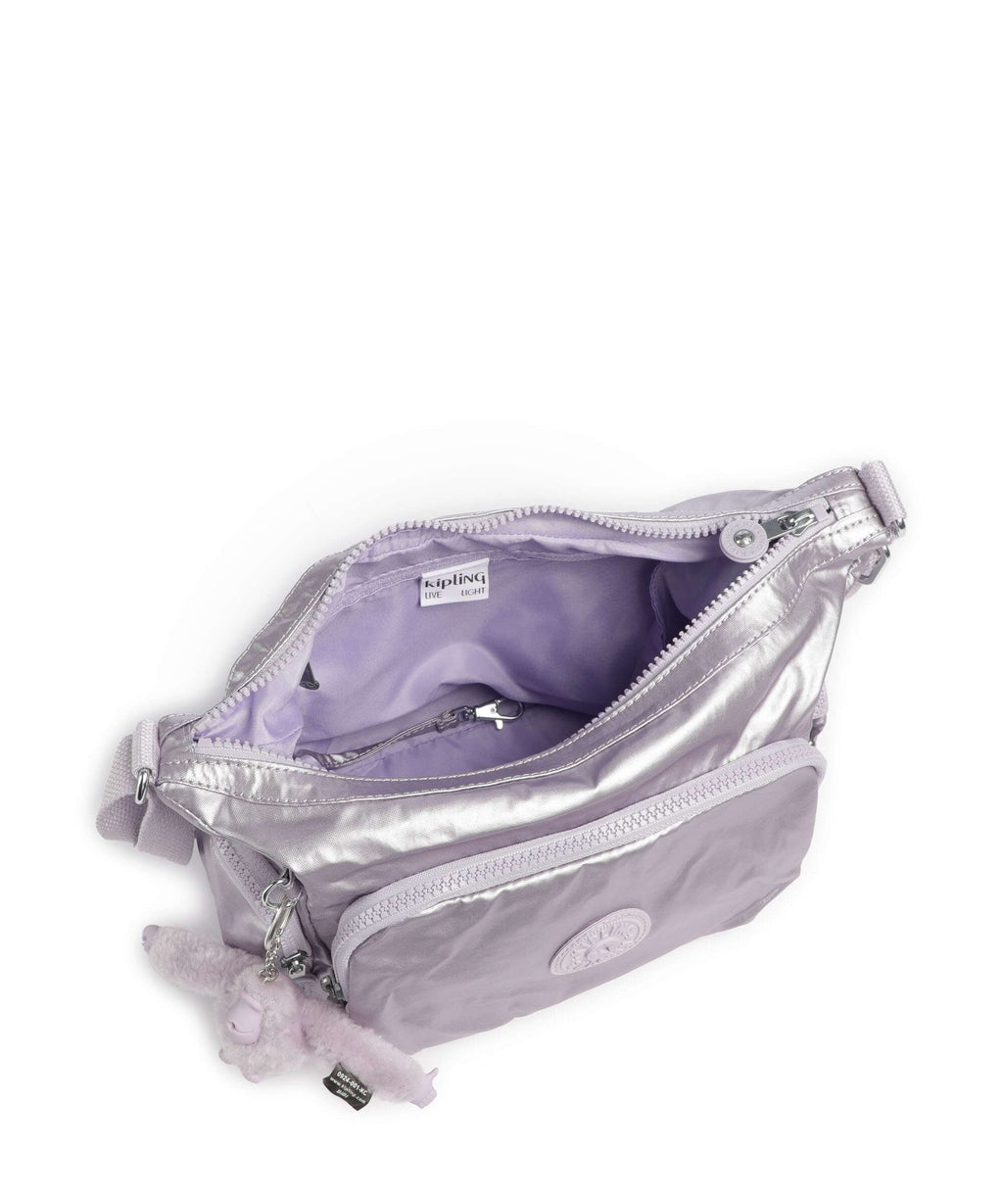 Kipling Basic Gabb S Crossbody bag lilac moon/metallic