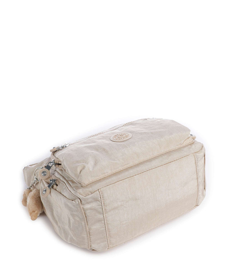 Kipling Basic Gabbie S Crossbody bag sparkled beige