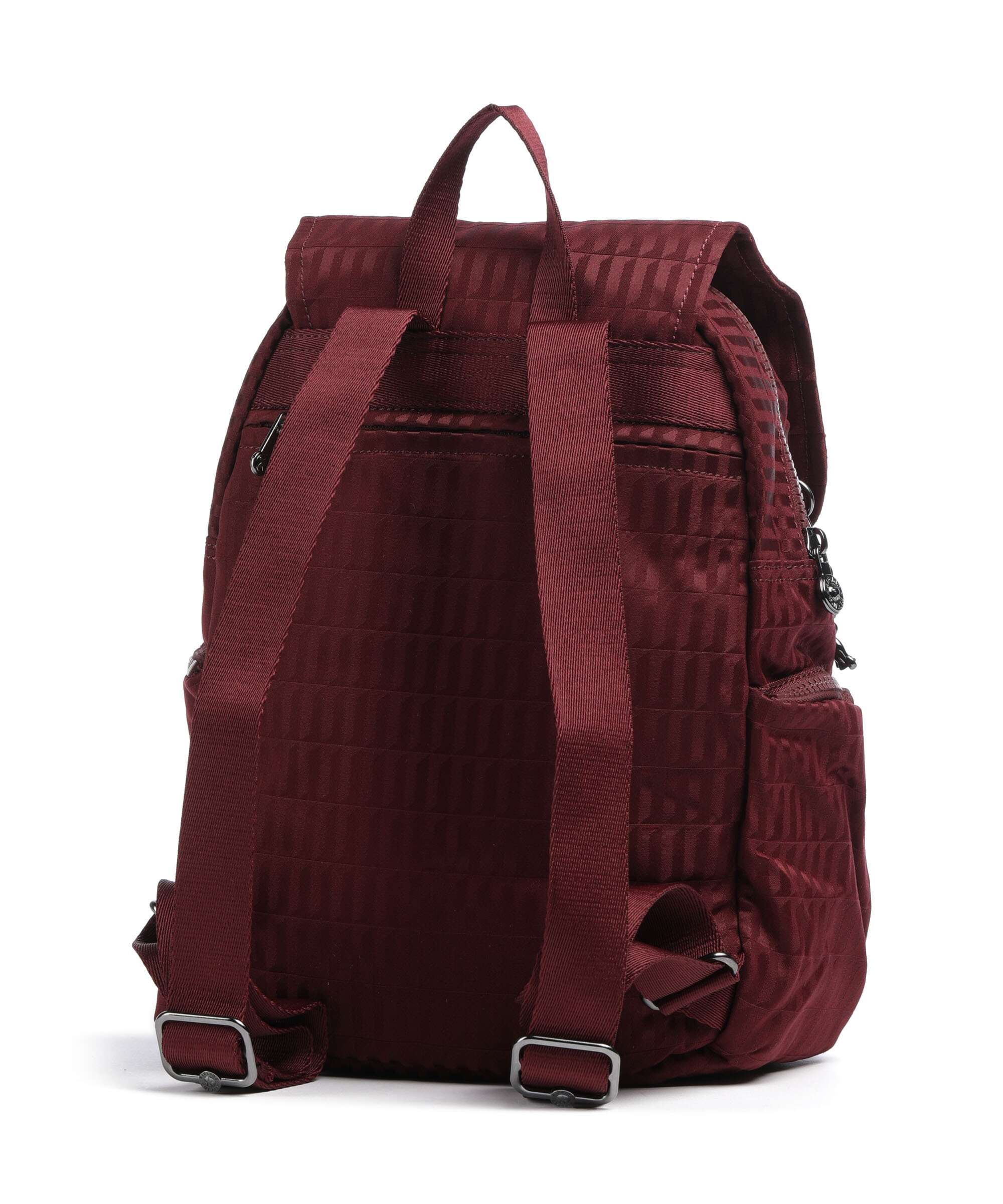 Kipling Elevated City Zip S Backpack maroon tile