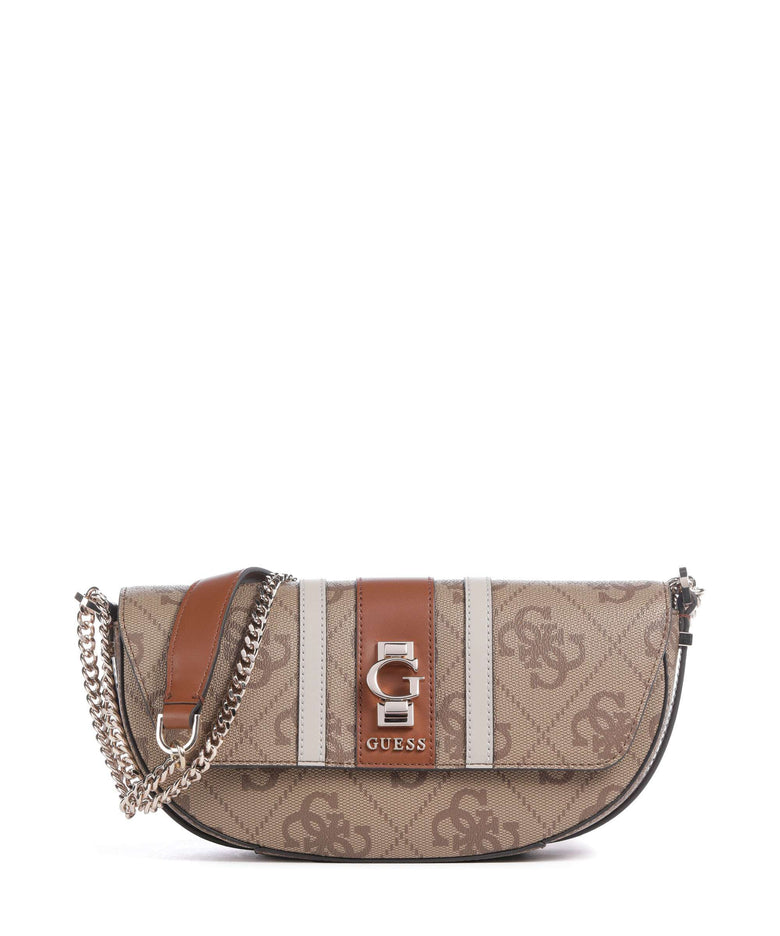 Guess Erenia Shoulder bag latte logo