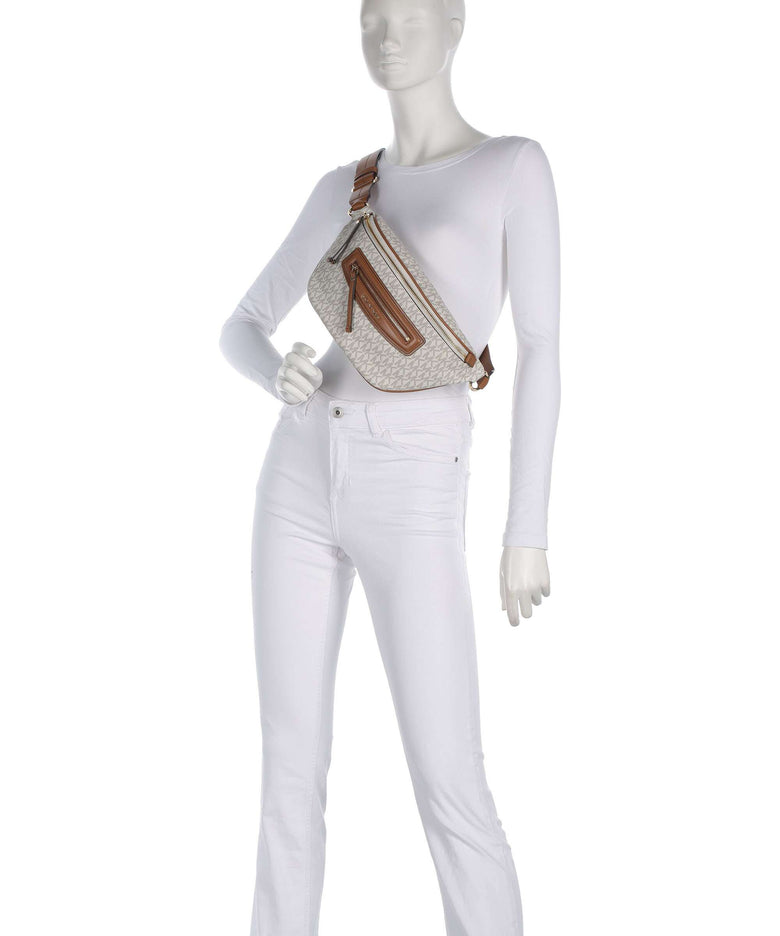 Michael Kors Jet Set Travel Medium Belt bag vanilla/acorn