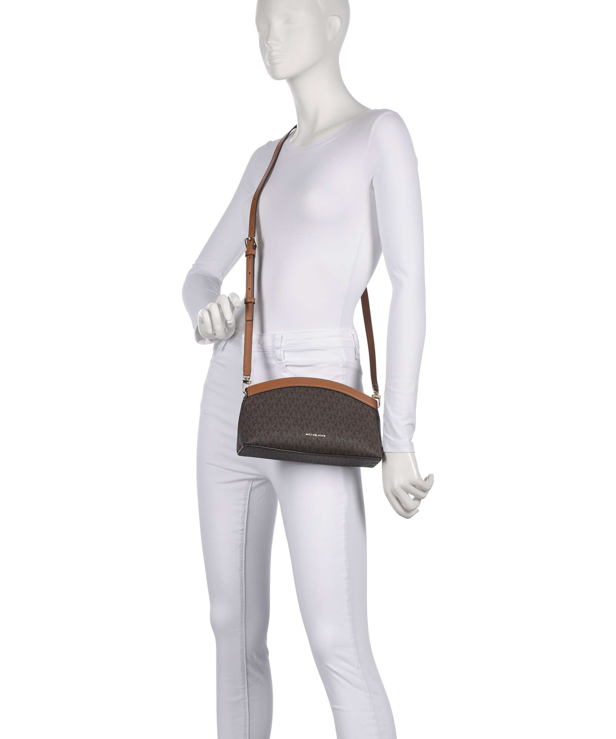 Michael Kors Athena Small Shoulder bag brown/acorn