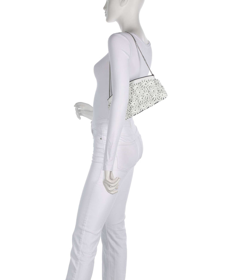 Michael Kors Athena Dome Chain Small Shoulder bag optic white