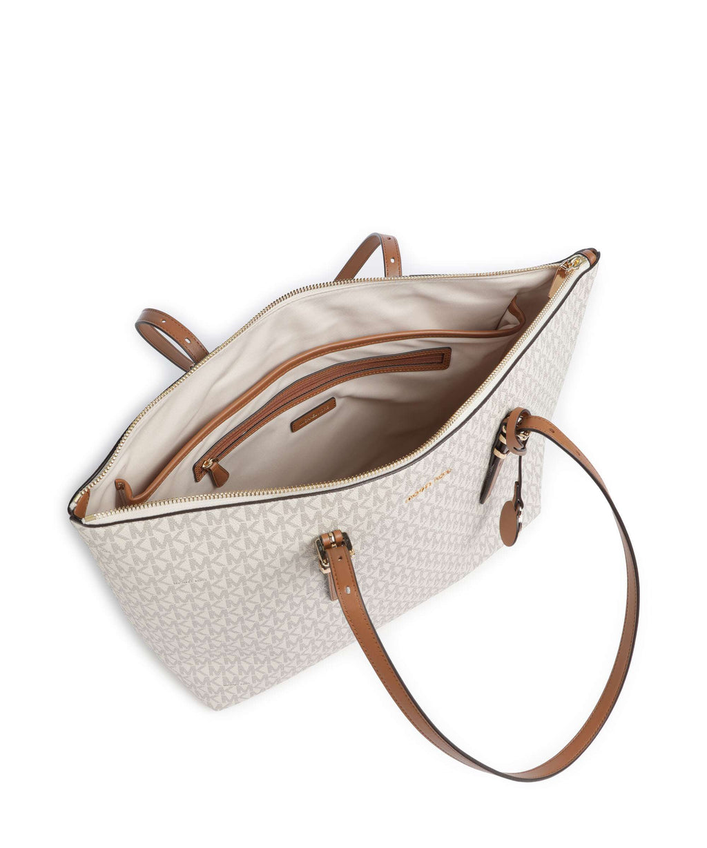 Michael Kors Quinn Large Tote bag vanilla/acorn