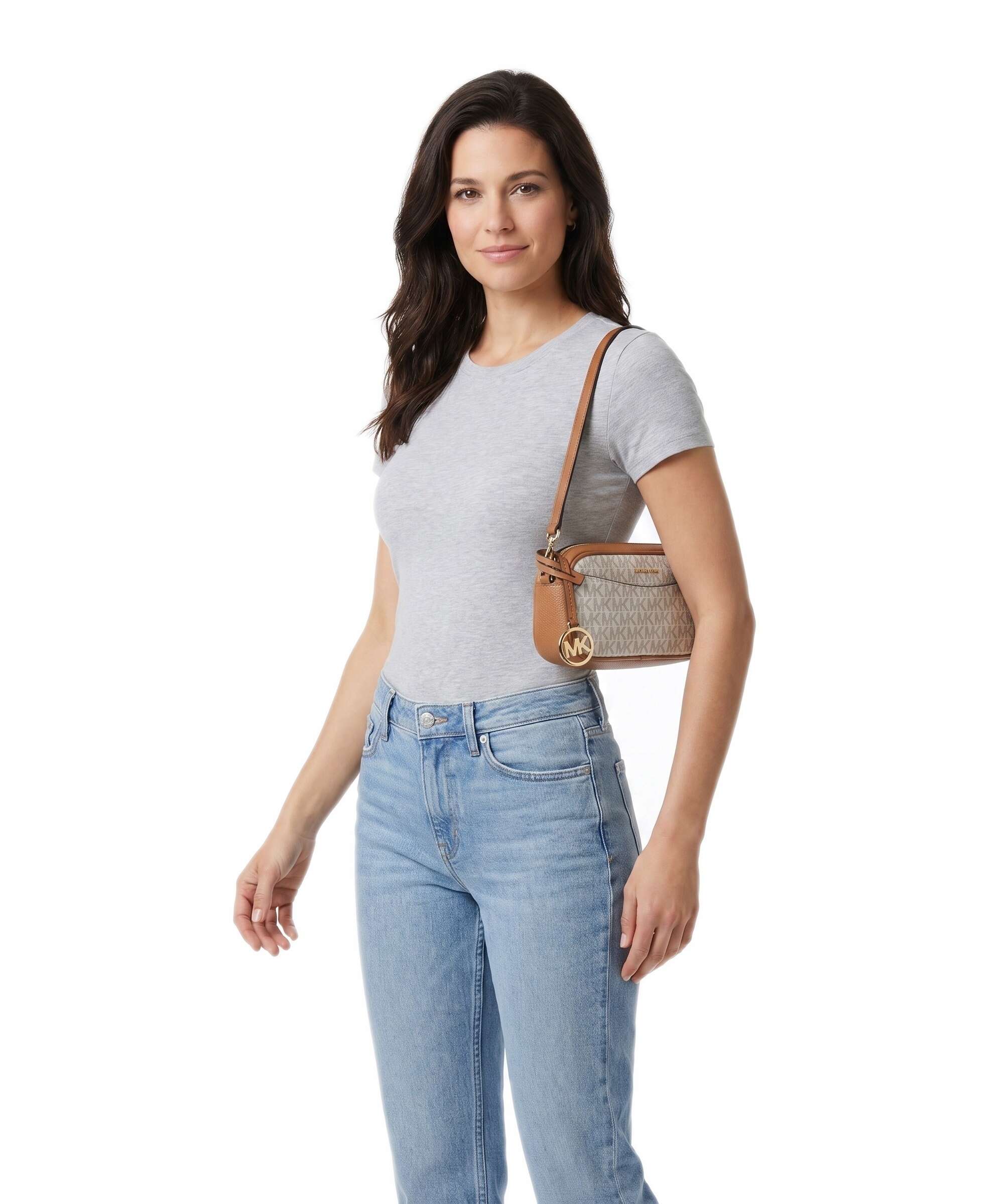 Michael Kors May Small Shoulder bag vanilla/acorn