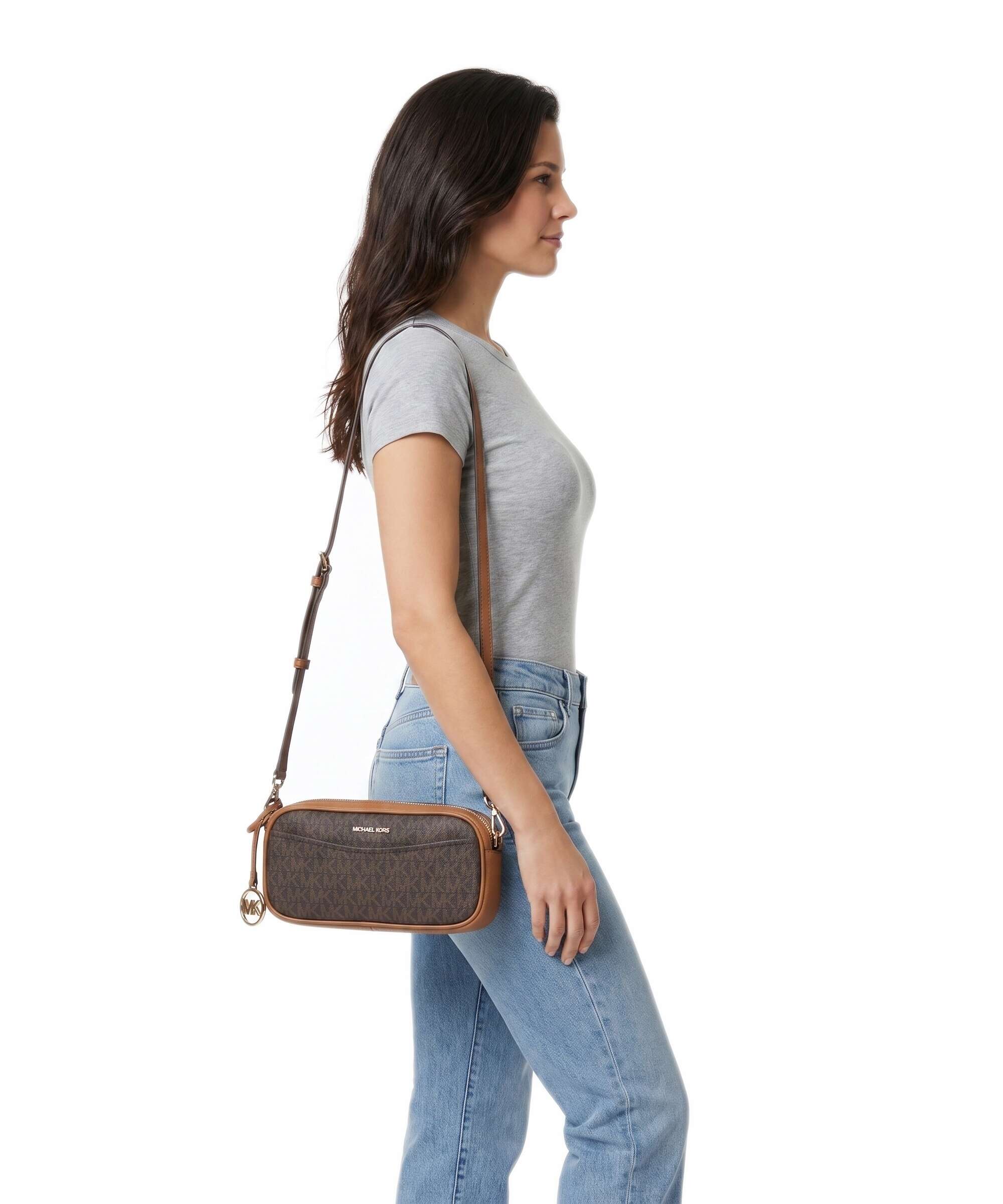 Michael Kors May Small Shoulder bag brown/acorn
