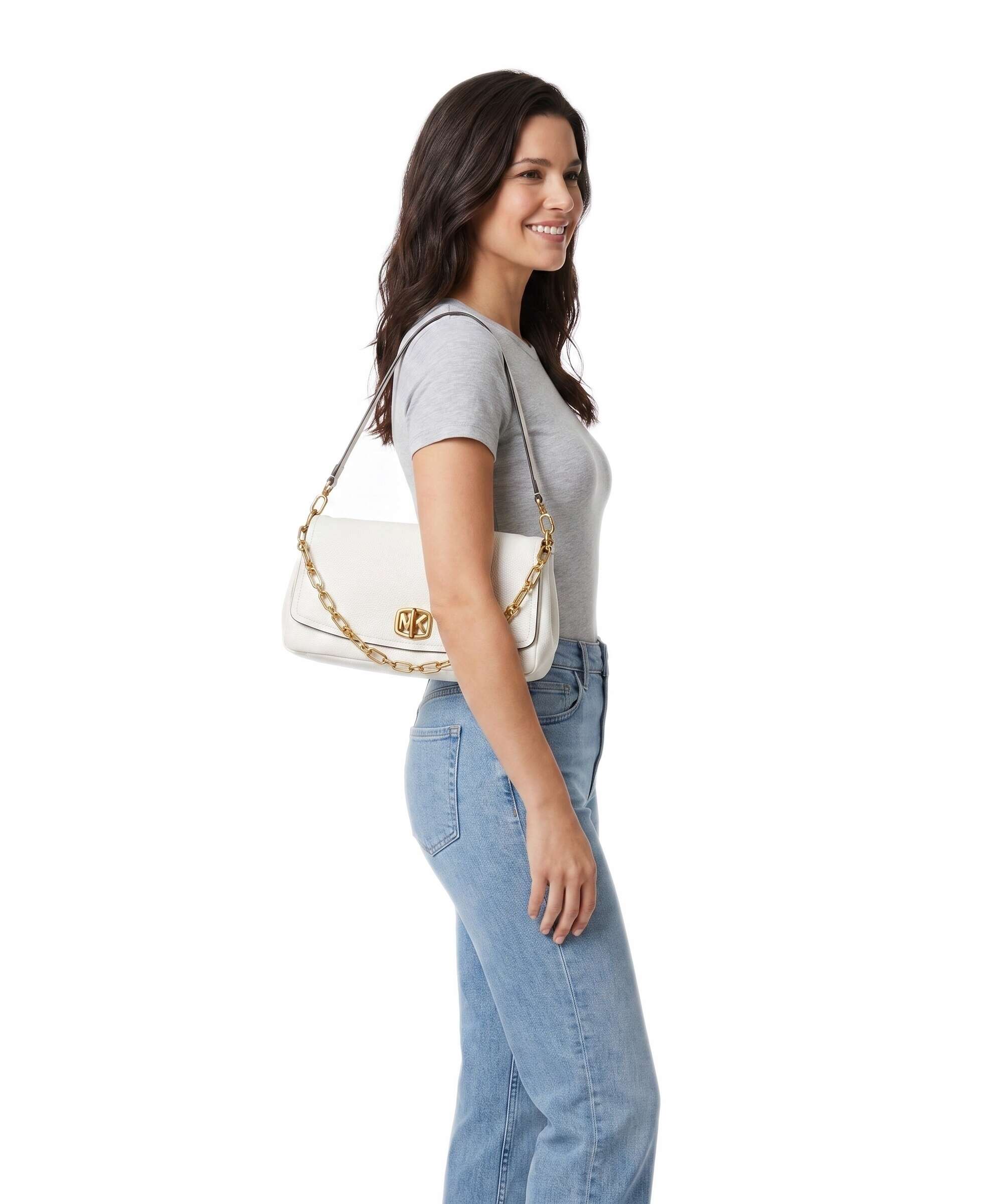 Michael Kors Bryant Large Shoulder bag eggshell