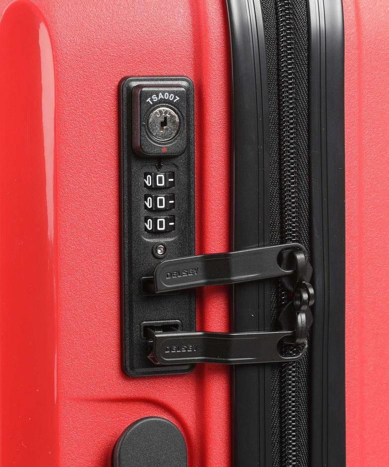 Delsey Paris Belmont Plus Slim Line Spinner (4 wheels) orange