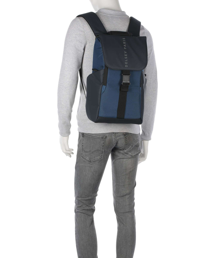 Delsey Paris Securflap Backpack marineblau