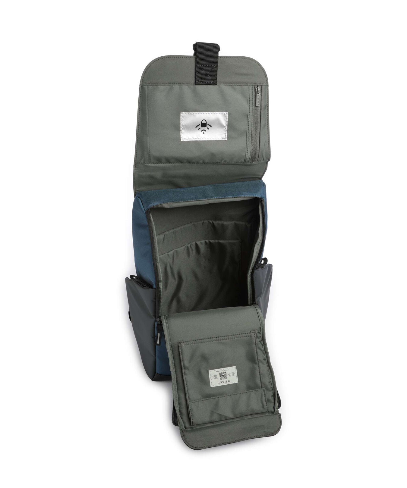 Delsey Paris Securflap Backpack marineblau