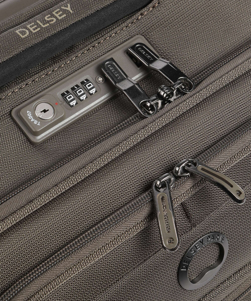 Delsey Paris Helium Dlx Spinner (4 wheels) mokka