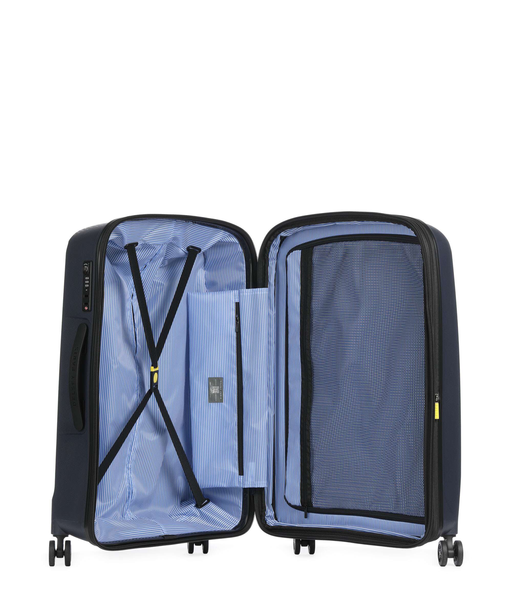 Delsey Paris Belmont Plus Spinner (4 wheels) blue