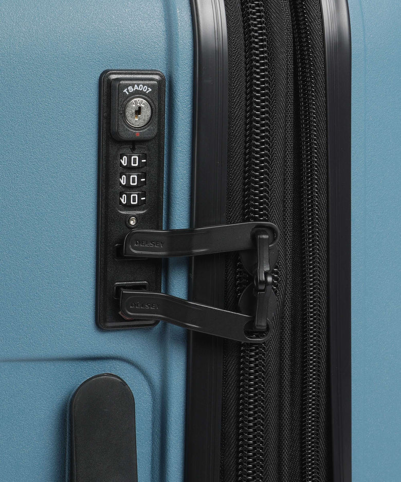 Delsey Paris Belmont Plus Spinner (4 wheels) zink blau