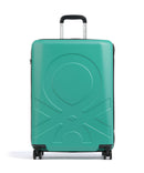 Delsey Paris x United Colors of Benetton Fabrica 4-Pyöräiset matkalaukku green