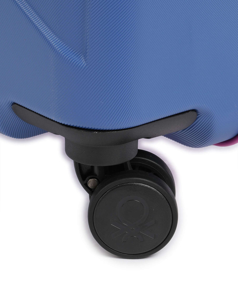 Delsey Paris x United Colors of Benetton Fabrica Spinner (4 wheels) blue