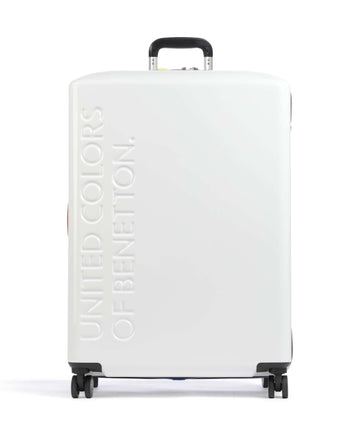 Delsey Paris x United Colors of Benetton United 4-Pyöräiset matkalaukku white