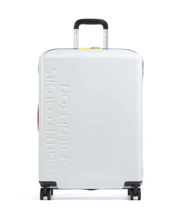 Delsey Paris x United Colors of Benetton United 4-Pyöräiset matkalaukku white