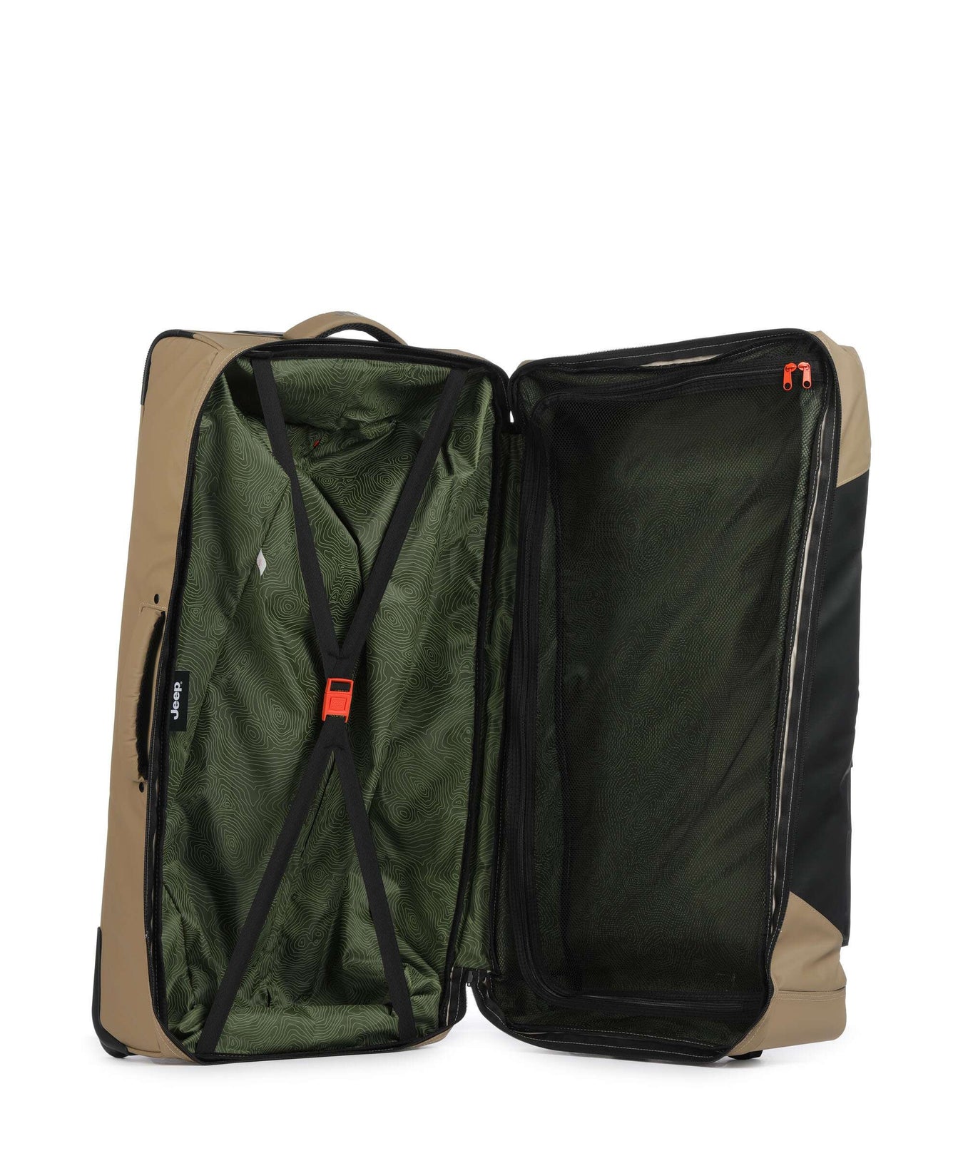 Jeep JS006B 82 Travel bag with wheels warm sand