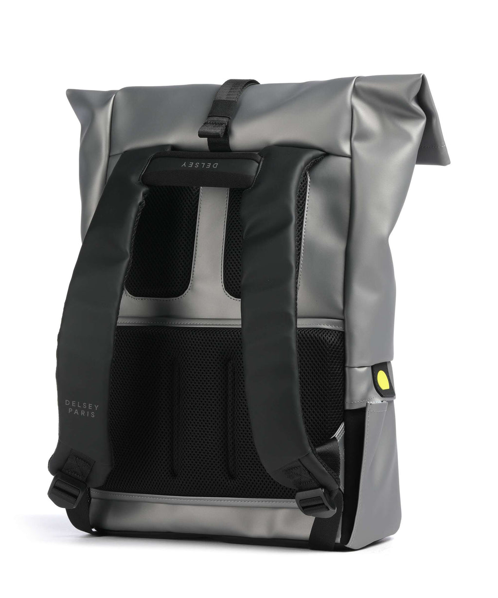 Delsey Paris Turenne Soft Rolltop backpack silber