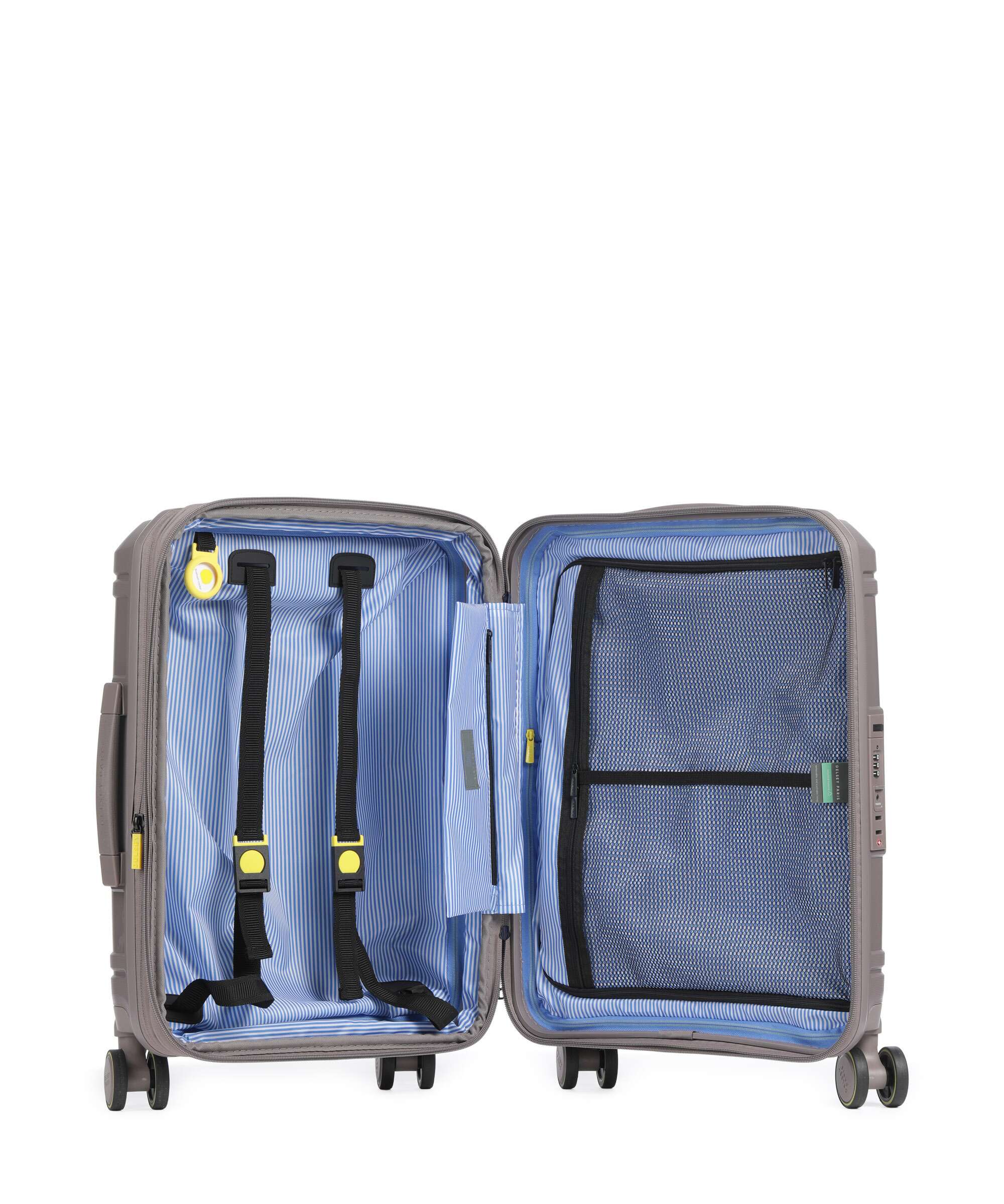 Delsey Paris Lutece Slim Spinner (4 wheels) brown