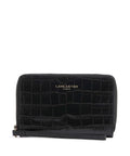 Lancaster Exotic Croco Wallet noir