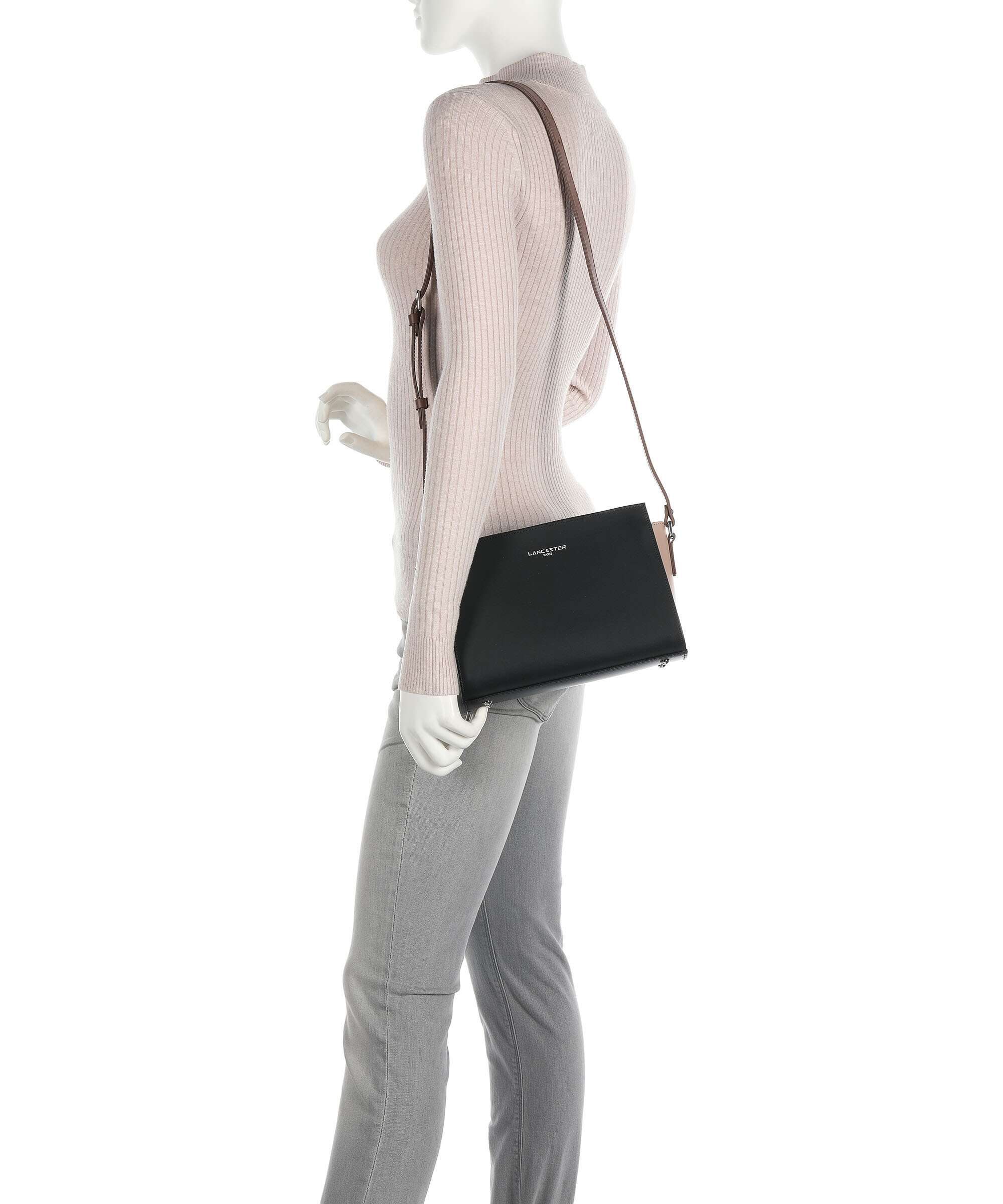 Lancaster Smooth Crossbody bag noir