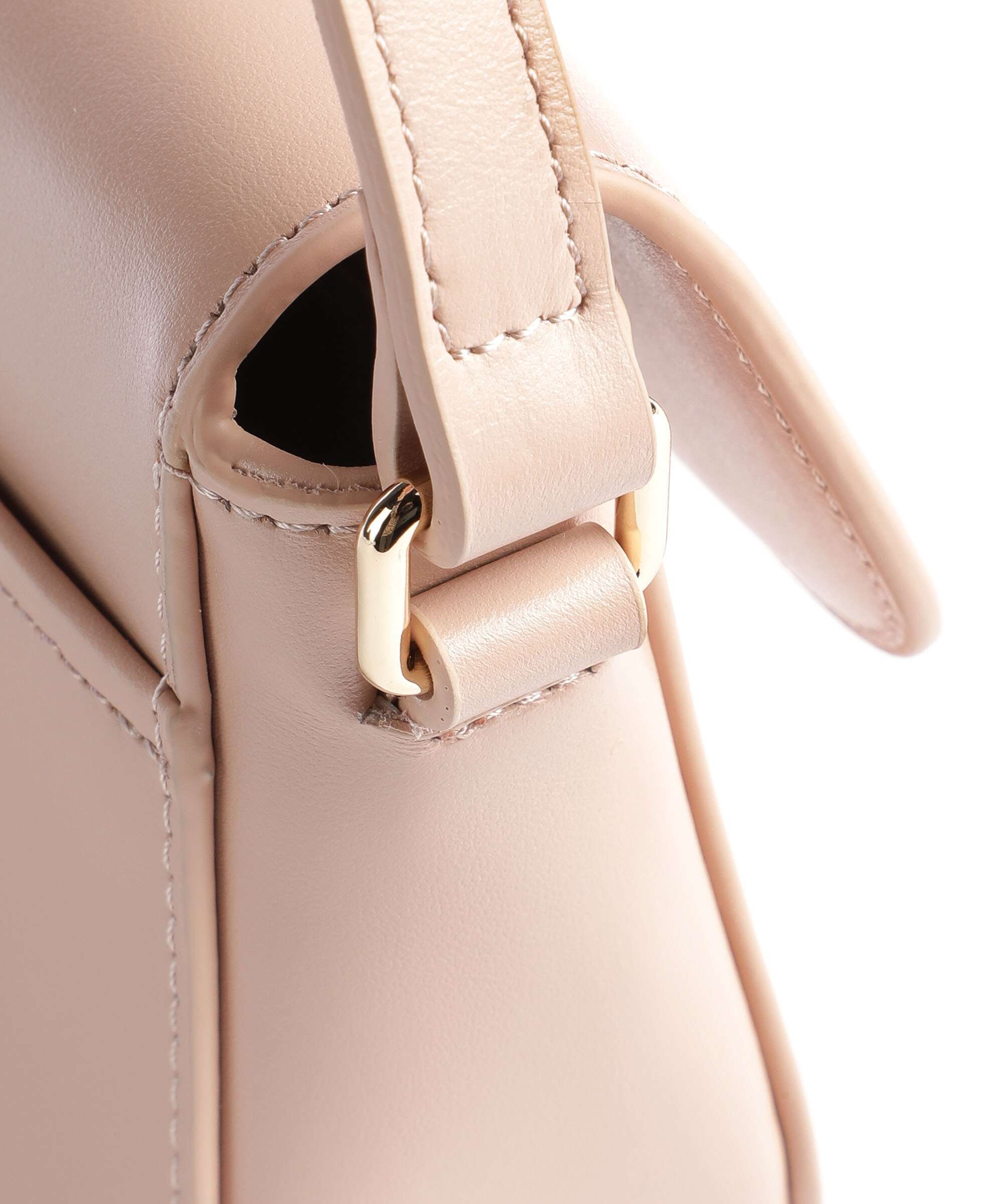 Lancaster Paris Médaille Crossbody bag nude
