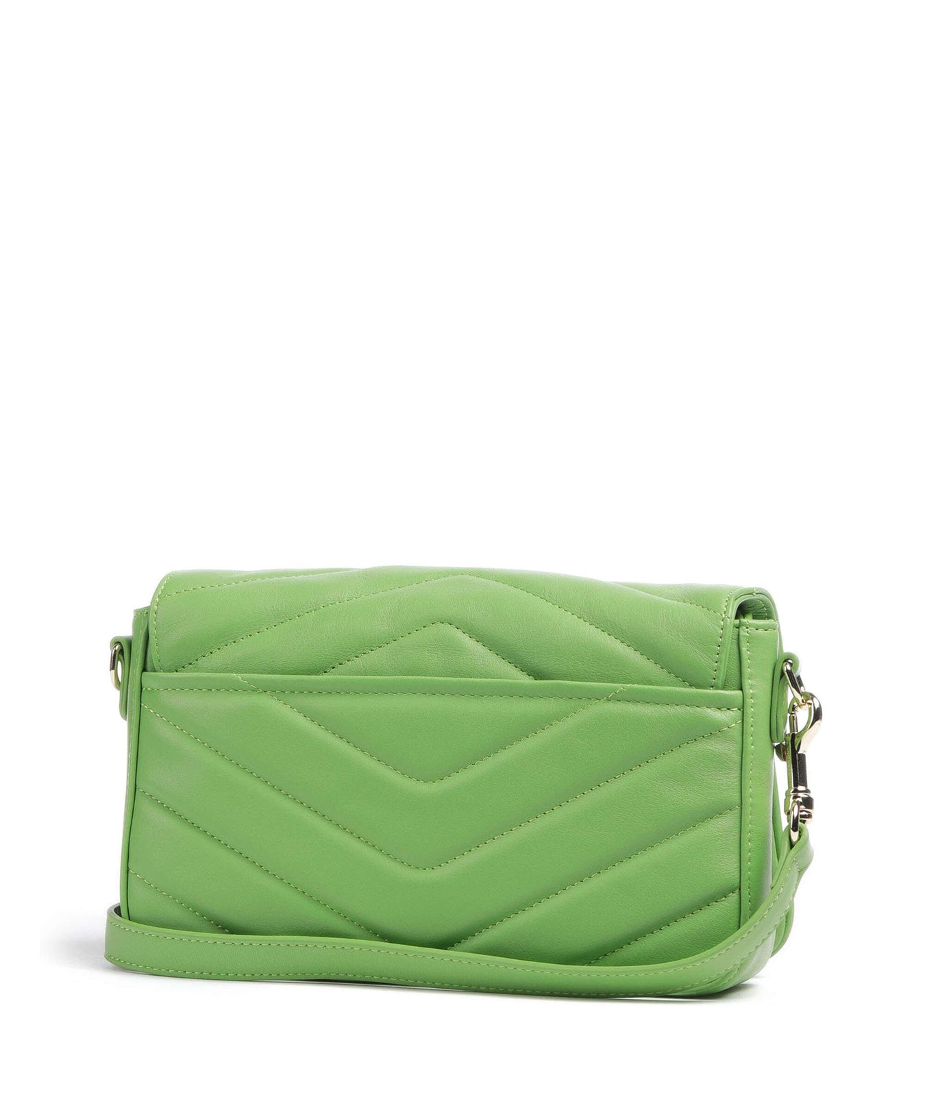 Lancaster Soft Matelassé Crossbody bag vertmouss