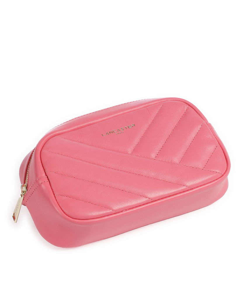 Lancaster Soft Matelassé Fanny pack rose fonce