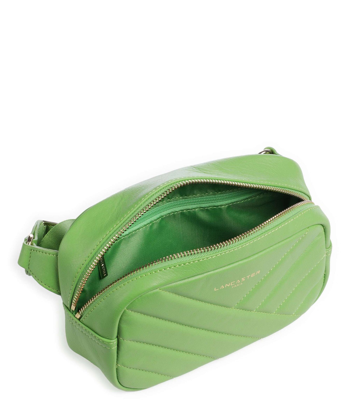 Lancaster Soft Matelassé Fanny pack vertmouss