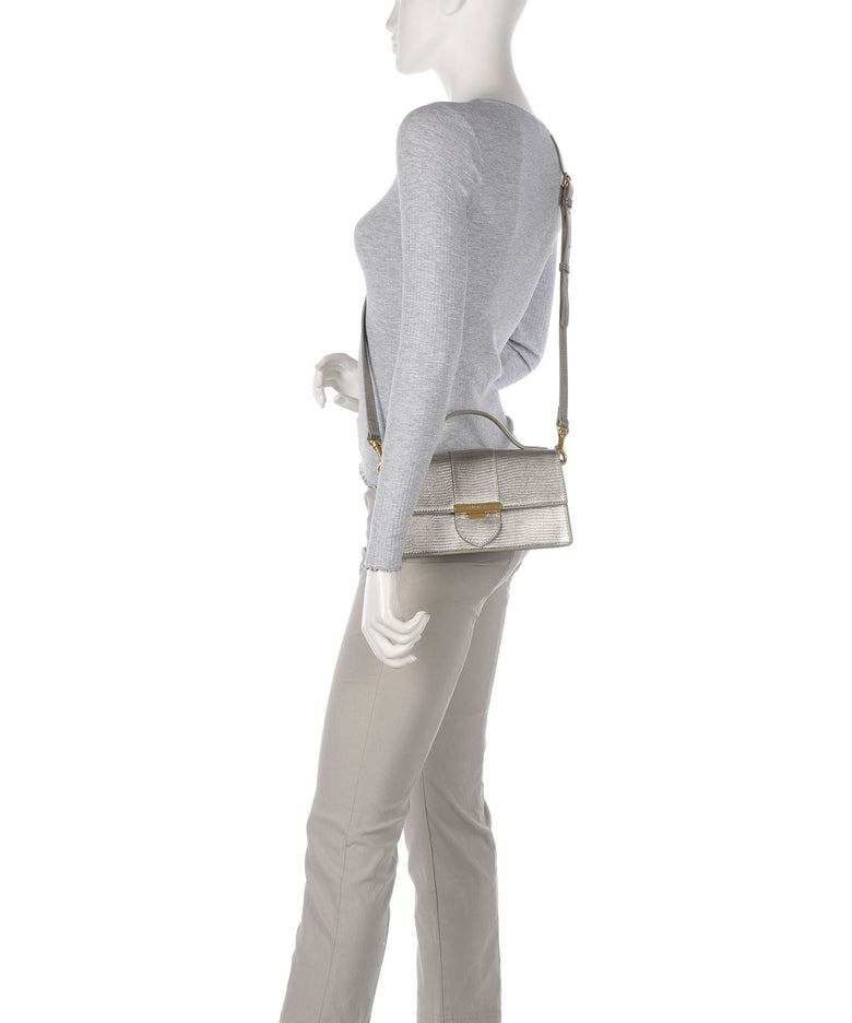 Lancaster Exotic Ily Crossbody bag champagne/lézard