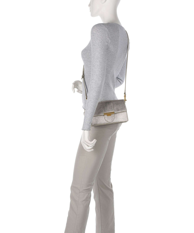 Lancaster Exotic Ily Crossbody bag champagne/lézard