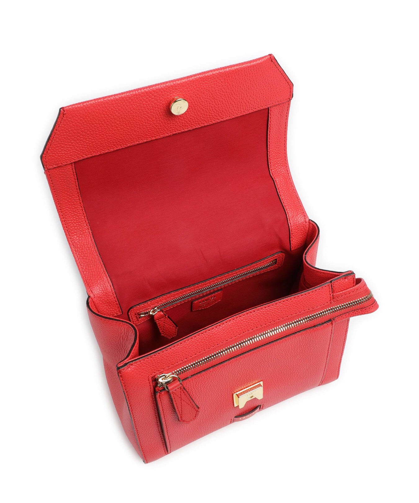 Lancel Ninon M Shoulder bag kiss red