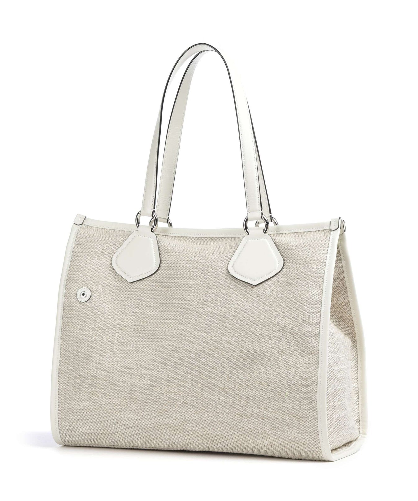 Lancel L Tote bag natural/white