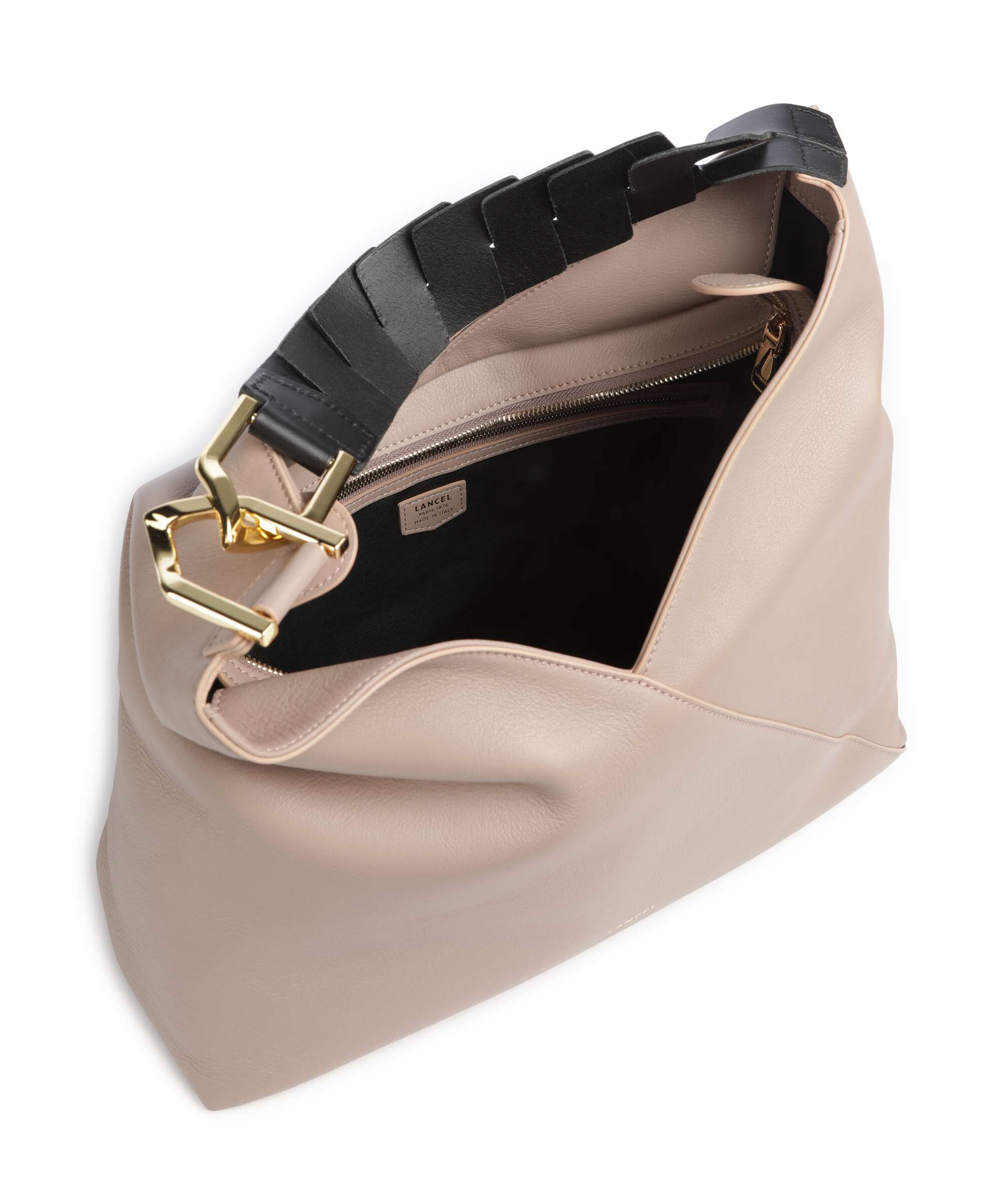 Lancel Pagode L Hobo bag natural/black