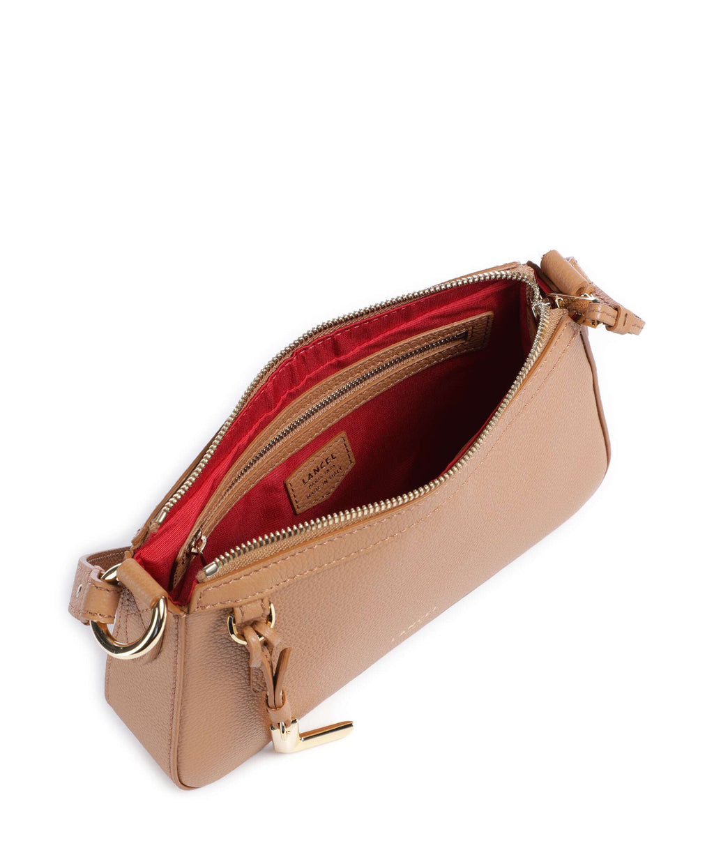 Lancel Faubourg Mini Crossbody bag camel