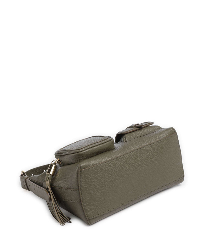 Lancel Premier Flirt S Crossbody bag dark khaki