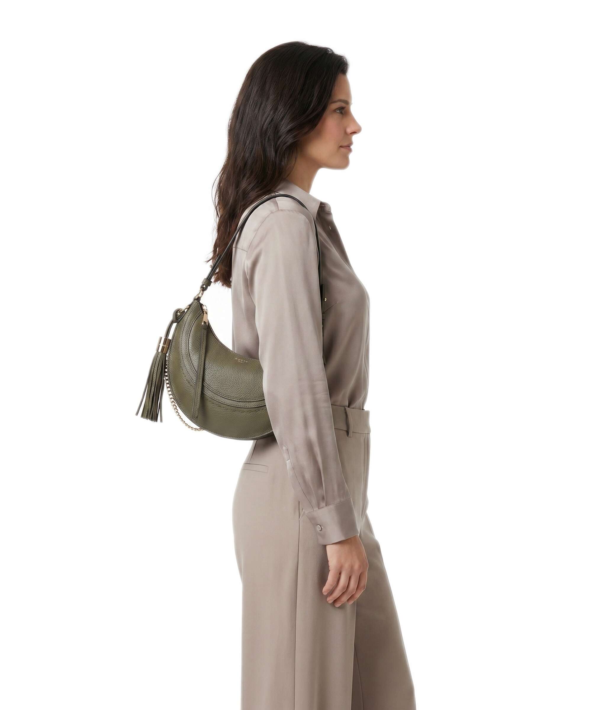 Lancel Hobohème S Shoulder bag dark khaki
