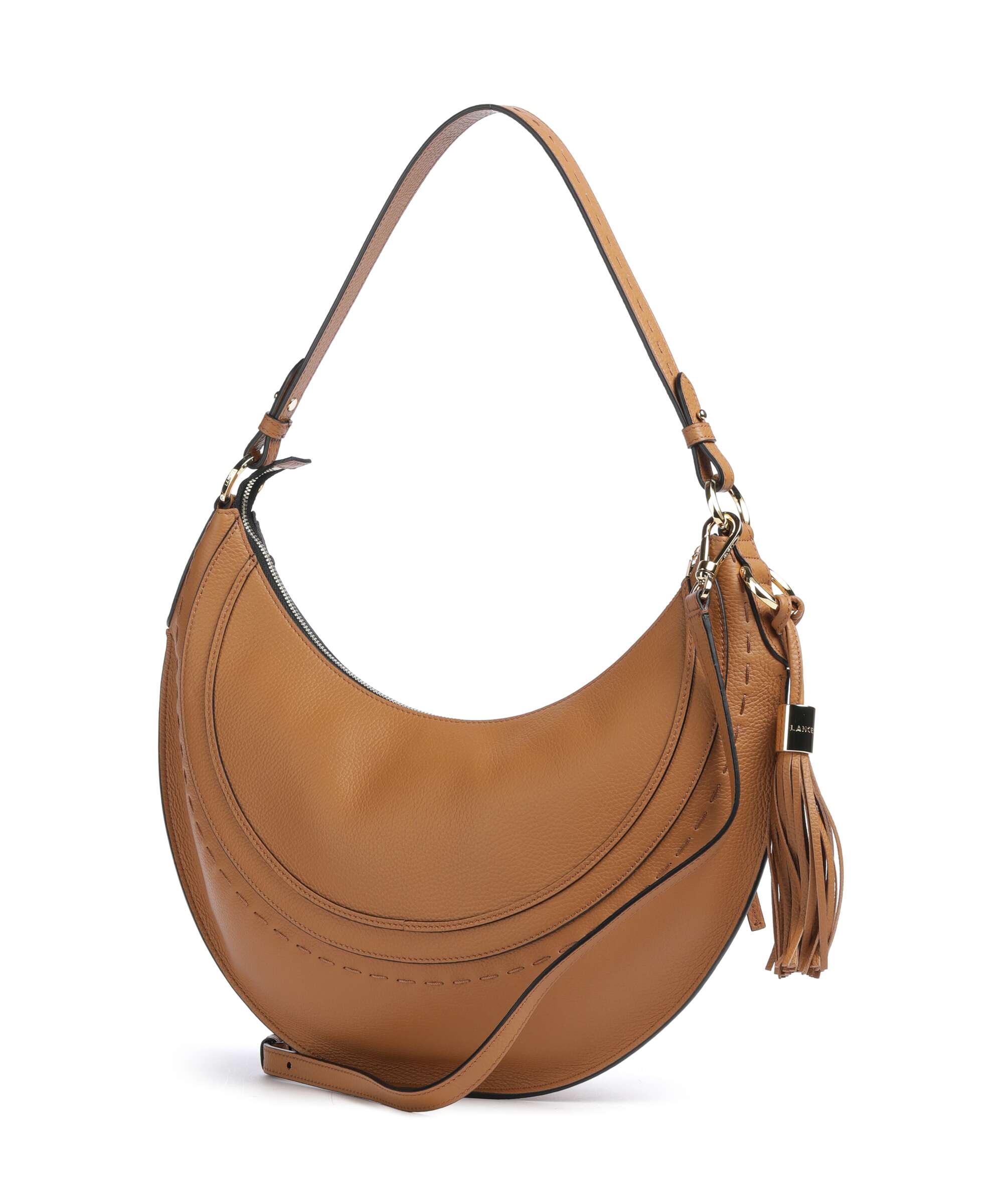 Lancel Hobohème M Hobo bag camel